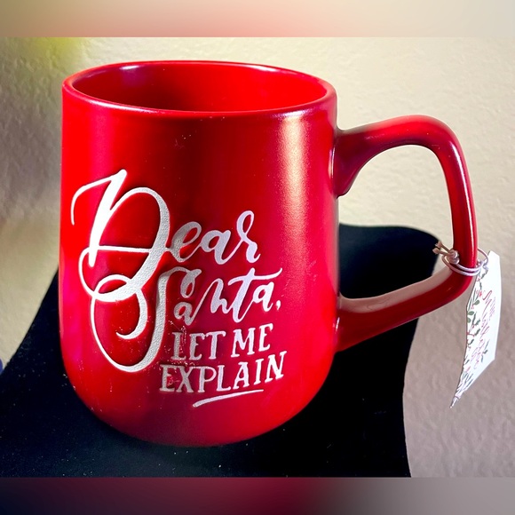 The Mistletoe Co. Red Dear Santa Mug - Picture 1 of 5